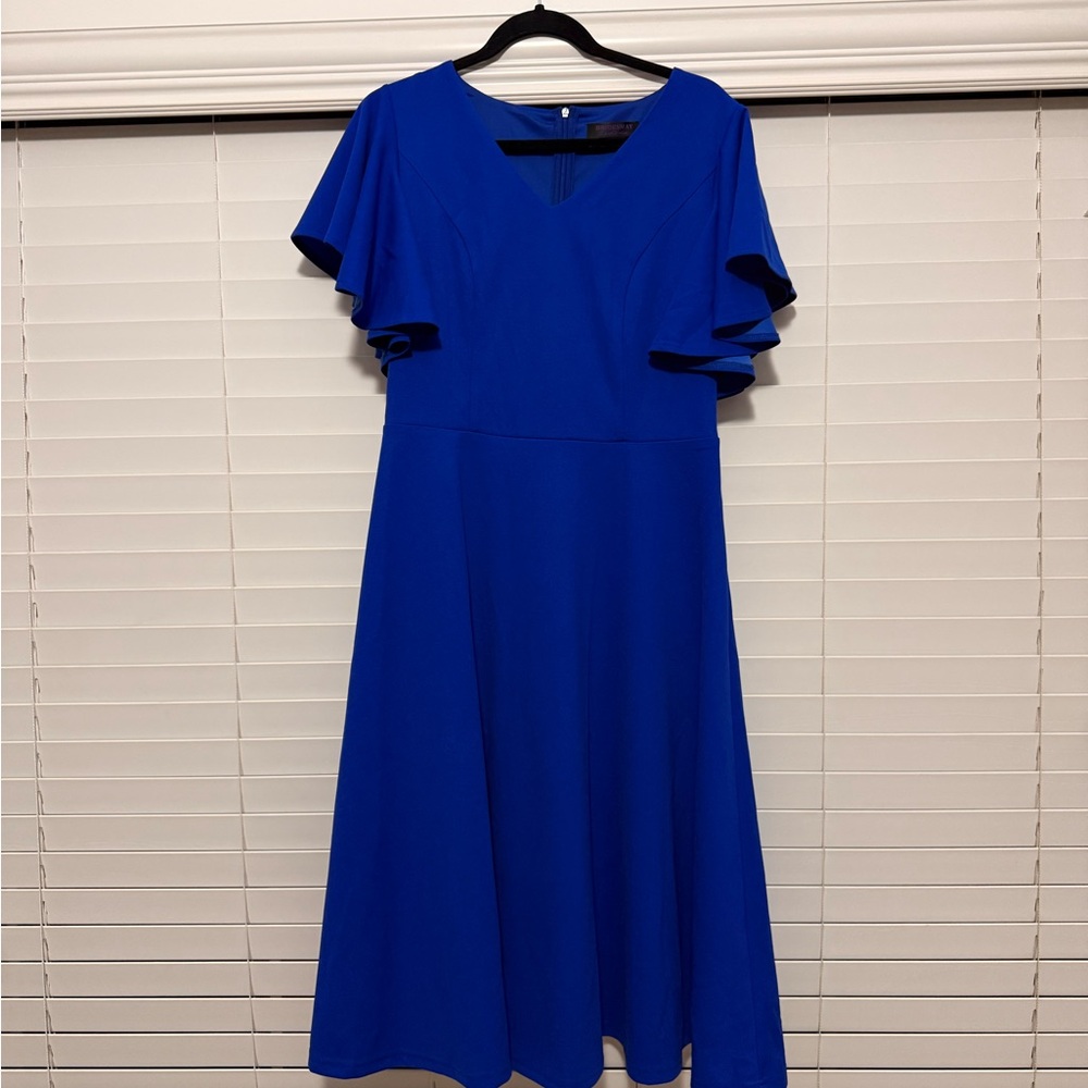 Elegant Blue Women's Dress